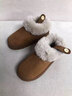 紅豆包跟棉拖鞋女士冬季外穿居家室內加毛絨保暖厚底防滑防水勃肯棉鞋 卡其 38-39 【內長(cháng)24cm】 曬單實(shí)拍圖