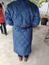 曲果（QUGUO）情侶睡衣冬季三層珊瑚絨夾棉女士加長(cháng)款男士睡袍加厚保暖冬天浴袍 9848男款-藏藍 2XL 曬單實(shí)拍圖