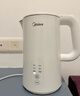 美的（Midea）電熱水壺燒水壺養生自動(dòng)斷電嬰兒調奶一體恒溫壺年貨食品304不銹鋼 1500W快速加熱1.5升 SH15X301 曬單實(shí)拍圖
