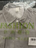 迪伽達復古條紋長(cháng)袖襯衣男士春秋冬季新款襯衫男女同款休閑寬松開(kāi)衫外套 ZSFS-C51黑色 2XL 曬單實(shí)拍圖