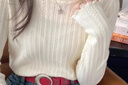 俞兆林打底衫女2025新款早春秋冬內搭木耳邊針織衫長(cháng)袖上衣修身毛衣 曬單實(shí)拍圖