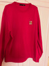 HLA海瀾之家衛衣春季26馬年賀歲系列五明治紅色長(cháng)袖男 曬單實(shí)拍圖