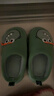 豬爸爸兒童拖棉鞋秋冬季室內男童親子女童可愛(ài)家居保暖寶寶棉拖綠色220 曬單實(shí)拍圖