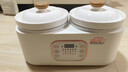 J.R. LIGGETT'S無(wú)涂層陶瓷內膽雙膽電飯煲低糖電飯鍋米湯分離迷你家用多功能煮飯電燉鍋煮粥神器熬粥煲湯電燉鍋 雙膽白瓷養生鍋【送蒸飯瀝水籃】 1.8L 曬單實(shí)拍圖