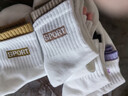 雅鹿襪子女秋冬款中筒襪透氣吸汗襪運動(dòng)防臭束腳長(cháng)襪抗菌襪全色5雙 曬單實(shí)拍圖