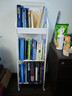 SKAAN移動(dòng)書(shū)架落地夾縫簡(jiǎn)易兒童學(xué)生書(shū)本收納置物架鋼制鐵藝窄書(shū)柜帶輪 小型金屬書(shū)架_3層 曬單實(shí)拍圖