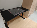 傲風(fēng)A4電競桌實(shí)木電動(dòng)升降桌電腦桌辦公書(shū)桌子國家補貼黑色1.4*0.7m 曬單實(shí)拍圖