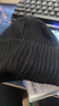 馬登巴拉克拉法帽黑色保暖毛線(xiàn)帽頭套針織帽子護耳防風(fēng)面罩男秋季 黑色 均碼 曬單實(shí)拍圖