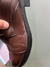 意爾康男鞋 皮鞋男春季真皮商務(wù)正裝男士皮鞋英倫德比鞋三接頭婚鞋男 棕色 42 曬單實(shí)拍圖