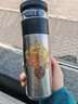 特美刻（TOMIC）內外純鈦茶水分離保溫杯茶杯水杯子朱炳仁銅燜茶年會(huì )禮品年會(huì )禮品 曬單實(shí)拍圖