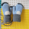 9i9寶寶手套嬰兒童手套冬季加厚加絨小孩戶(hù)外保暖A187恐龍0-2歲 曬單實(shí)拍圖