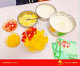 尚美巧雪媚娘皮半成品日式大福梅娘皮diy糯米糍甜品制作烘焙原材料家用 原味+芒果+草莓【各1袋共15片】 曬單實(shí)拍圖