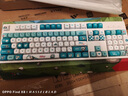 默茲克機械鍵盤(pán)游戲電競有線(xiàn)青黑紅軸水蜜桃軸靜音打字辦公MOA可愛(ài)鍵帽 104鍵初音主題-青軸-白底白光-MOA高度 曬單實(shí)拍圖