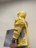 DREW HOUSE  mascot笑臉連帽拼接衛衣淡黃色男女同款春秋款 DH-F31122-MCLY淡黃 M 曬單實(shí)拍圖