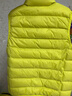 亞瑟士亞瑟士童裝冬季新款男女童兒童三防科技羽絨馬甲 黃綠色 清潔度1000-白鴨絨 130 cm 充絨量29g 曬單實(shí)拍圖