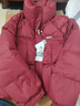 啄木鳥(niǎo)安哥拉紅羽絨服女短款2025冬季新款小個(gè)子白鴨絨立領(lǐng)面包服外套潮 安哥拉紅【高品質(zhì)】 S 【適合80-110斤】 曬單實(shí)拍圖