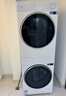 美的（Midea）洗烘套裝清風(fēng)明月2.0 10KG滾筒全自動(dòng)洗衣機烘干機一體 1.15洗凈比 變頻熱泵柔烘 純平全嵌 換新補貼以舊換新 海鹽白-清風(fēng)明月2.0洗烘塔 |超薄嵌入 曬單實(shí)拍圖