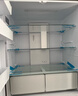 海爾（Haier）冰箱510十字對開(kāi)四開(kāi)門(mén)502升懶人統帥系列家用大容量雙循環(huán)超薄可嵌入一級節能雙變頻家電國家補貼 502L星蘊銀+一級雙變頻+雙循環(huán)+變溫儲鮮 曬單實(shí)拍圖
