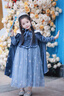 迪士尼（DISNEY）女童萬(wàn)圣節公主裙冰雪奇緣2愛(ài)莎秋冬連衣裙子艾莎版新兒童服裝 裙子+斗篷++品 110 (戒指耳環(huán)零錢(qián)包) 曬單實(shí)拍圖
