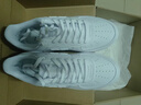 安踏輕松板鞋男鞋春季透氣厚底小白鞋純白色休閑鞋輕便運動(dòng)鞋子男 【輕松1】 紙莎白-2 43 曬單實(shí)拍圖