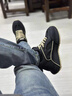 歐式男鞋秋冬款新款加絨保暖運動(dòng)休閑鞋內增高阿甘老爹鞋子男 黑駝[單鞋] 38 皮鞋碼 曬單實(shí)拍圖