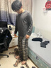 浪莎男士睡衣男秋冬100%純棉7A抑菌防螨寬松大碼可外穿家居服套裝 曬單實(shí)拍圖