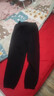 婧麒（JOYNCLEON）孕婦褲冬外穿休閑舒適運動(dòng)褲棉褲外出加絨加厚衛褲黑 L Jyk14680 曬單實(shí)拍圖