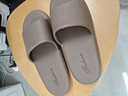 紅豆買(mǎi)1送1情侶拖鞋女款四季2026新款室內家居一對浴室洗澡防滑涼拖男 淺咖+黑色【簡(jiǎn)約防滑】 38-39 女+男42-43 曬單實(shí)拍圖