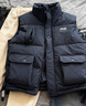JEEP SPIRIT吉普工裝羽絨棉馬甲男冬季新款加絨加厚立領(lǐng)背心男保暖棉服外套男 咖啡色 L 【建議120-140斤】 曬單實(shí)拍圖
