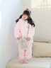 母女親子裝睡衣兒童冬季加絨加厚款2026新款女童三層夾棉KT貓睡袍 連帽拉鏈-三層夾棉-CMG#34258# KT貓 160 媽媽M碼【身高150-160cm體重85-100斤 曬單實(shí)拍圖