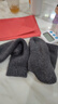 莫代爾93%羊毛襪子男女秋冬季保暖中筒男士冬天加絨加厚東北羊絨長(cháng)襪 曬單實(shí)拍圖