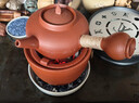 尚烤佳（Suncojia）圍爐煮茶爐套裝 紅泥側把燒水壺炭烤爐茶壺茶杯茶具禮盒 曬單實(shí)拍圖