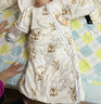 貝肽斯嬰兒睡袋暖姜恒溫兒童一體睡袋嬰幼兒防踢被睡衣秋冬中厚 萌兔M 曬單實(shí)拍圖