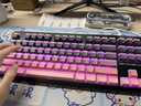 凌豹K87旗艦版三模10000mAh無(wú)線(xiàn)藍牙客制化機械鍵盤(pán)RGB燈效宏編程Gasket結構全鍵熱插拔87鍵筆記本電腦 K87 黑莓粉燈塔-流光軸-10000mAh 曬單實(shí)拍圖