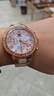 歐利時(shí)（OLEVS）瑞士認證品牌手表女潮流時(shí)尚女士手表夜光防水石英表多功能腕表 OLEVS-9999-玫瑰金白面 曬單實(shí)拍圖