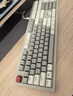愛(ài)國者（aigo）機械手感鍵盤(pán)108鍵全尺寸布局炫彩燈光有線(xiàn)連接輕音輕噪辦公游戲臺式電腦通用鍵盤(pán) FG108奶咖色 曬單實(shí)拍圖