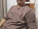 NASAOVER輕奢侈男士高端t恤長(cháng)袖2025年秋冬款圓領(lǐng)打底衫品牌男裝內搭衛衣 高檔咖啡【可退貨送運費險】 常規 2XL 【141-160斤】 曬單實(shí)拍圖