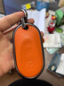 索飾輕奢奔馳真皮鑰匙套適用新E300LC260L/glc300l扣C級S級S400L殼EQS B款  愛(ài)瑪橙 (掛繩帶) 羊皮 曬單實(shí)拍圖