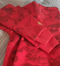 喬丹男童衛衣新年春節款長(cháng)袖T恤兒童春秋季童裝衣服 音爆紅滿(mǎn)印 130 曬單實(shí)拍圖