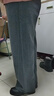 GCRZW高級感灰色彎刀褲闊腿褲秋冬2025新款超火小個(gè)子九分毛呢直筒褲 灰色-長(cháng)褲 【輕奢氣質(zhì)款】 3XL /31 建議135-145斤 曬單實(shí)拍圖