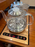 FUNORK全自動(dòng)上水電熱水壺 茶臺燒水壺家用辦公茶桌一體機茶幾嵌入式茶具電茶爐套裝 金色雙加水清潔款 曬單實(shí)拍圖