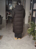 坦博爾羽絨服女士長(cháng)款泡芙新國標90絨連帽冬季保暖外套530832D 黑色165 曬單實(shí)拍圖