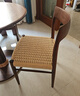 樸愫木作實(shí)木餐椅小戶(hù)型家用中古繩編櫻桃木椅子休閑簡(jiǎn)約原木靠背書(shū)桌椅 慶余餐椅丨現貨 曬單實(shí)拍圖
