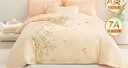 全棉時(shí)代（PurCotton）四件套秋冬床上磨毛四件套純棉套件抗菌磨毛蘋(píng)安喜樂(lè )1.5米床 曬單實(shí)拍圖
