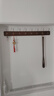 景彩 壁掛衣帽架墻壁置物架掛衣架門(mén)后掛鉤墻上實(shí)木掛鉤8鉤J02胡桃色 曬單實(shí)拍圖