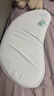 睡眠方程式天資兒童枕頭寶寶嬰兒硅膠枕透氣可水洗6月1歲3歲6歲+ 藍 純色 N3-枕高3cm-建議身高65-100cm 曬單實(shí)拍圖