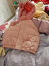 戴維貝拉（DAVE＆BELLA）兒童白鴨絨羽絨服連帽小童上衣新款女童衣服寶寶冬裝外套童裝 小兔子【現貨】 90 cm（建議身高80-90cm） 曬單實(shí)拍圖