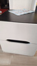 佳家林（JIAJIALIN） 床頭柜臥室小柜子現代簡(jiǎn)約斗柜歐式帶抽屜收納床邊柜子 【雙抽】暖白+白底座40cm 曬單實(shí)拍圖
