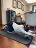 匹克（PEAK）四輪健腹輪自動(dòng)回彈肘撐跪墊帶輔助卷腹肌輪收腹瘦肚健身器材家用 曬單實(shí)拍圖