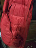 真維斯（Jeanswest）羽絨服女春秋輕薄羽絨服女短款白鴨絨輕便薄款外套女款大紅色2XL 曬單實(shí)拍圖
